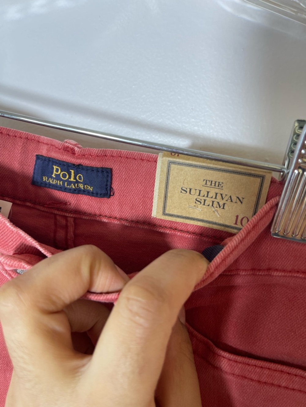 Ralph Lauren Boy’s Red Denim Shorts size 10 NWT - Picture 2 of 14